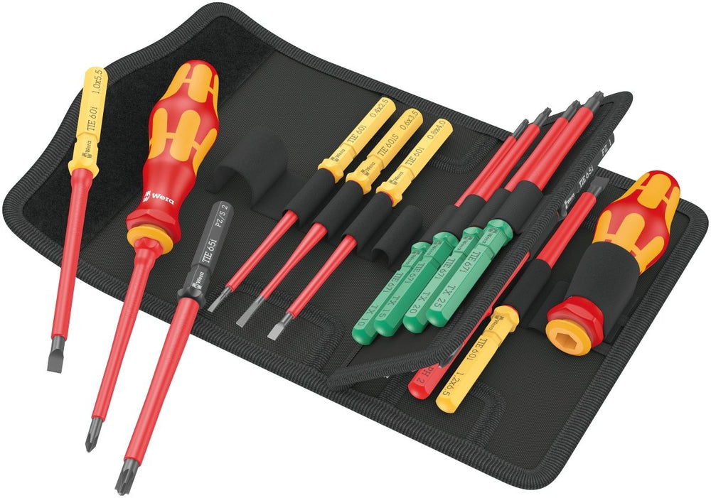 Wera Kraftform Kompakt VDE 17 Universal 1 Tool Finder Screwdriver Set 05006611001