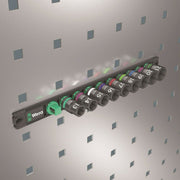 Wera Magnetic Socket Rail C Impaktor 1 Set 1/2" Drive 9 Pieces 05005490001