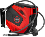 Work Hose 1600 Series Retractable Air Hose Reel – 3/8" x 50' (300 PSI)