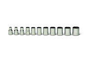 Wright Tool 6 Point Socket Set 11 Piece 1/4" Drive Metric 256