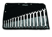 Wright Tool WRIGHTGRIP® 2.0 12 Point Combination Wrench Set 15 Piece SAE 715